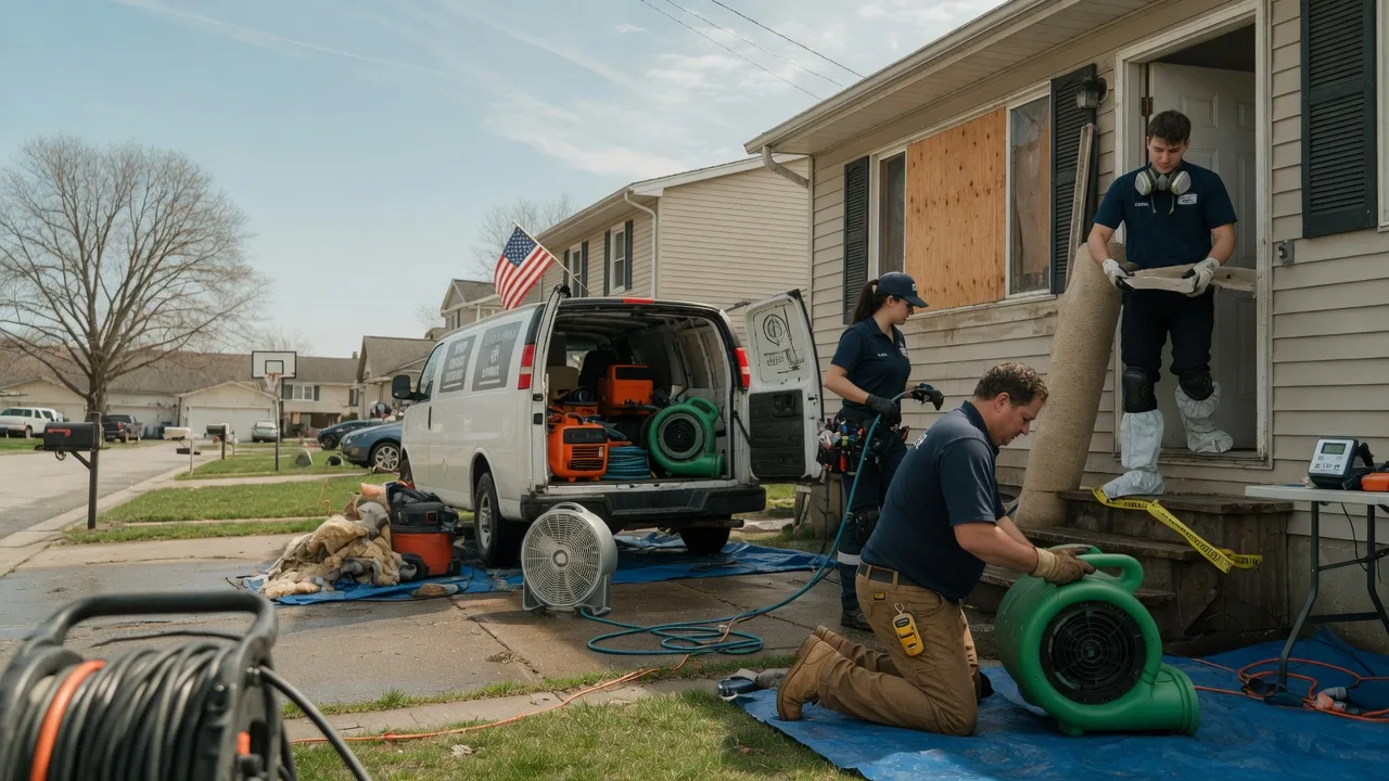 Water Damage Restoration in Burbank, WA near me